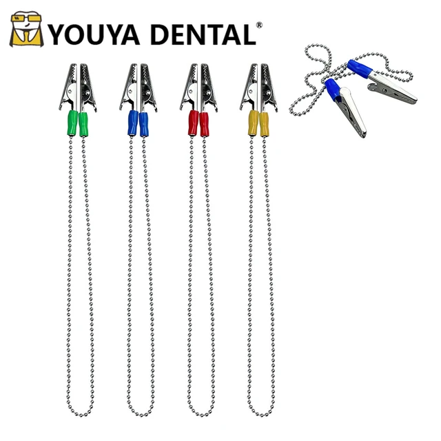 5Pcs Colorful Dental Bib Clips Chain Autoclavable Silicone Scarf Clip  Patient Clip Towel Clip Napkin Holder Dentistry Materials - AliExpress
