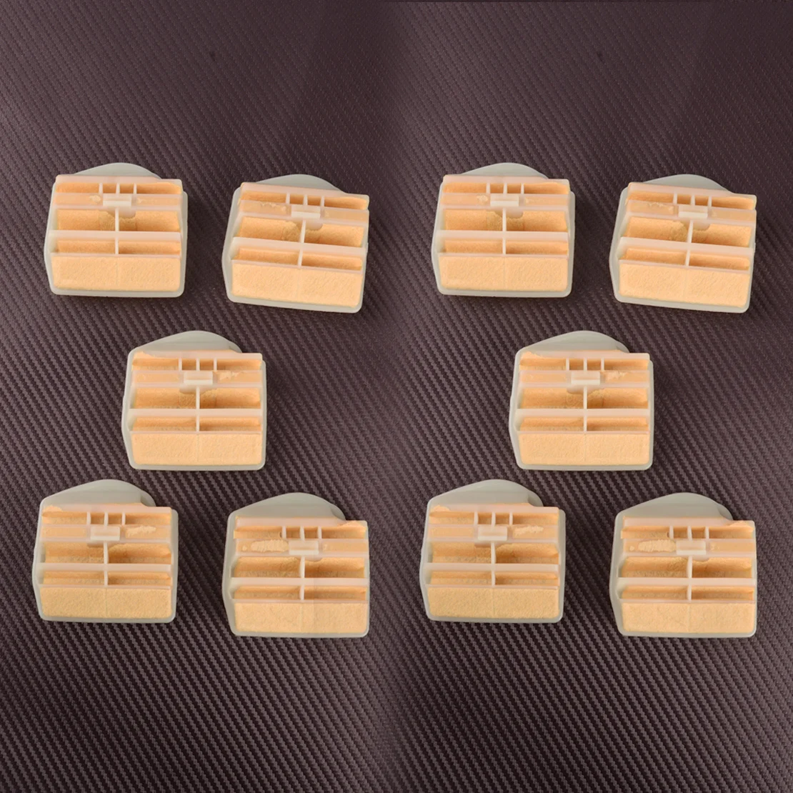 

544080803 531309681 503443201 10pcs Beige Air Filter Fit for Husqvarna 445 450E 450 Rancher 445E Jonsered 2245 2250 Chainsaw