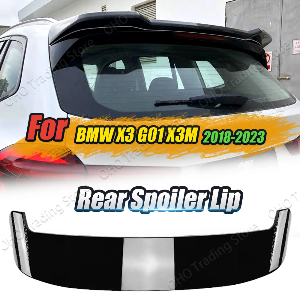 

Car Rear Trunk Roof Spoiler For BMW X3 G01 X3M 2018 2019 2020 2021 2022 2023 2024+ Tail Wing Body Kits Tuning Accessories