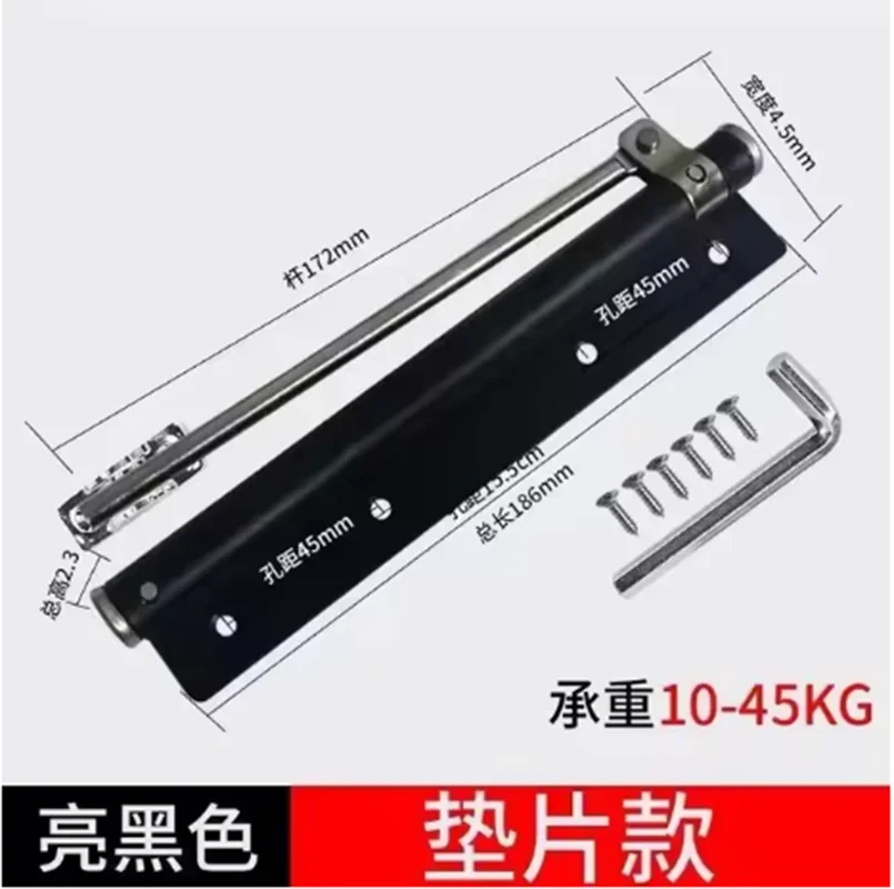 1pcSimple Door Closer Invisible Light Door Automatic Closer Stainless Steel Spring Fire Accessories