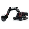 RTR LESU 945 RC Hydraulic Excavator 1/14 Scale PL18EV Lite Remote Control 3-Arm Diggers Metal Heavy Duty Machine with Light Toys 3