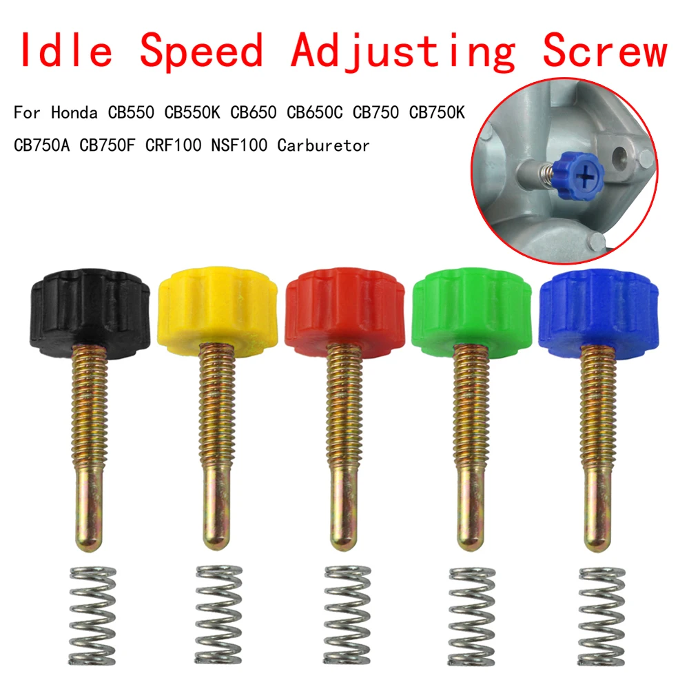Motorcycle Carburetor Idle Speed Adjusting Screw kit For Honda CB550