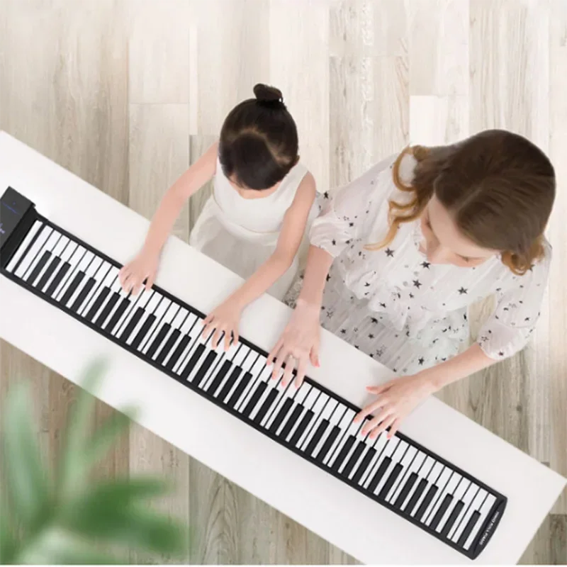 Otamatone Midi Keyboard Piano Music Sintetizer Roll Up Pianoforte Flessibile Per Adulti Portatile Per Bambini Strumento Teclado Professionale