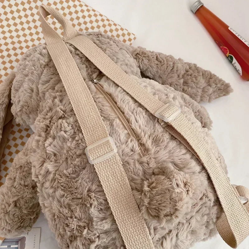 30CM New Cute Big Ear Rabbit Plush Backpack Selection Doll Birthday Gift Pop Street Style Gifts
