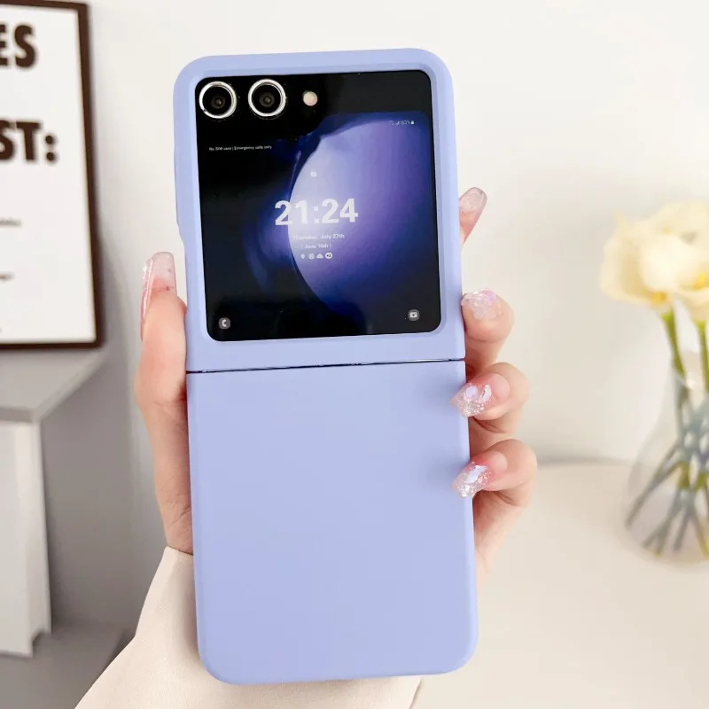 Sleek & Durable Plastic Skin Feel Protective Phone Case with Large Window