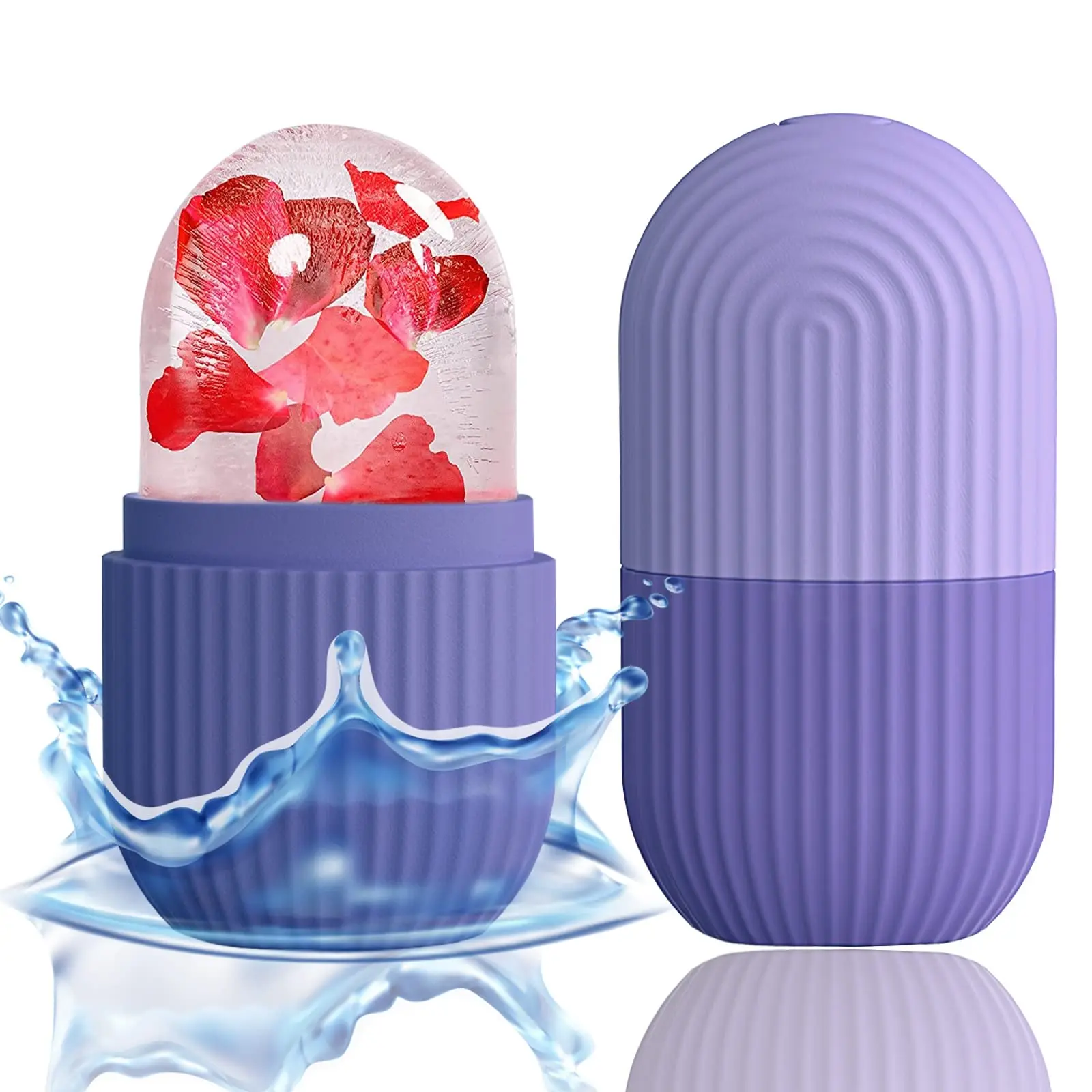 Reusable Beauty Ice Roller - Facial Massage & Skin Care Tool