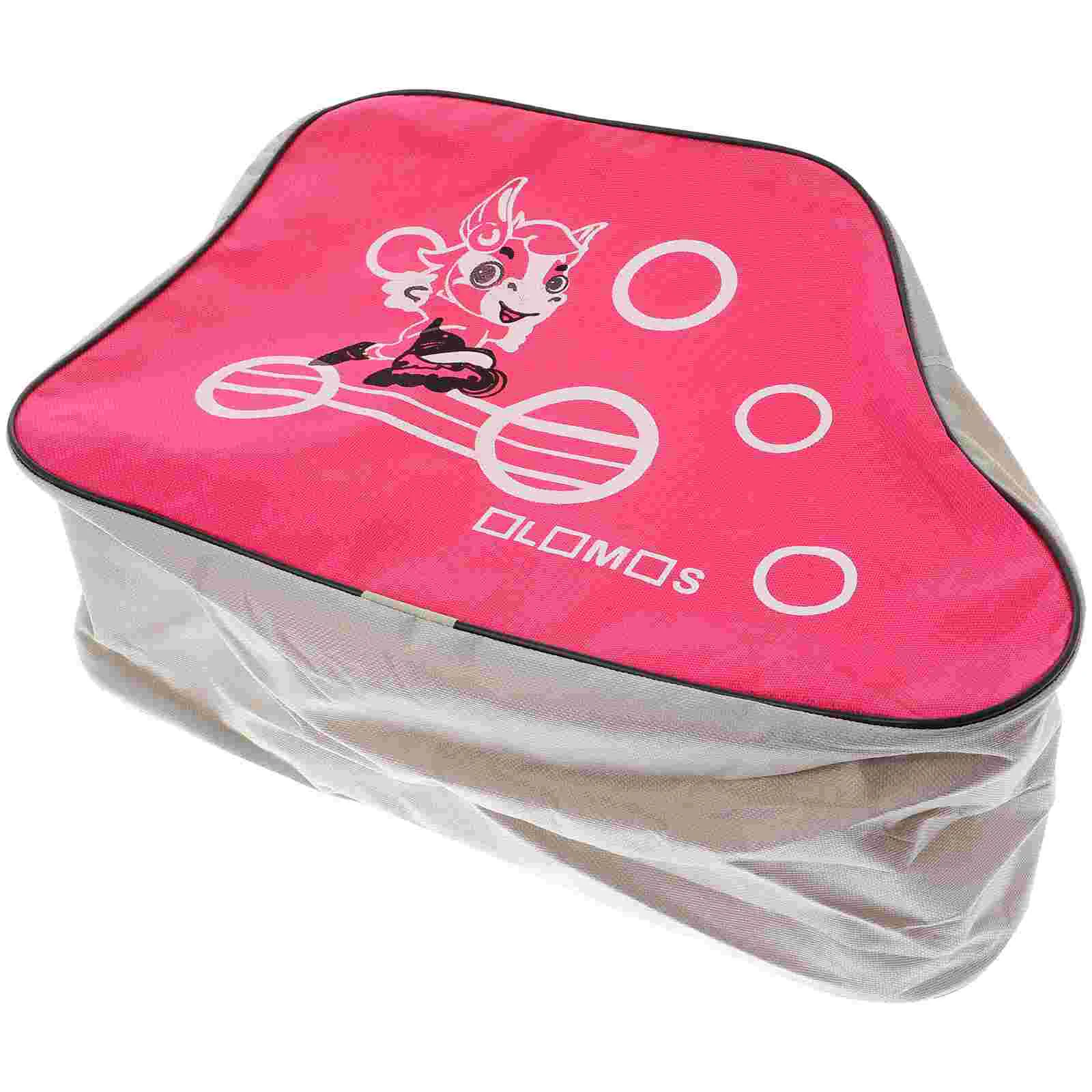 Skate Bag Portable Child Pink Roller Skates Sports Tote 4000X2700X1500CM for Ice Skating Roller Skates Bag