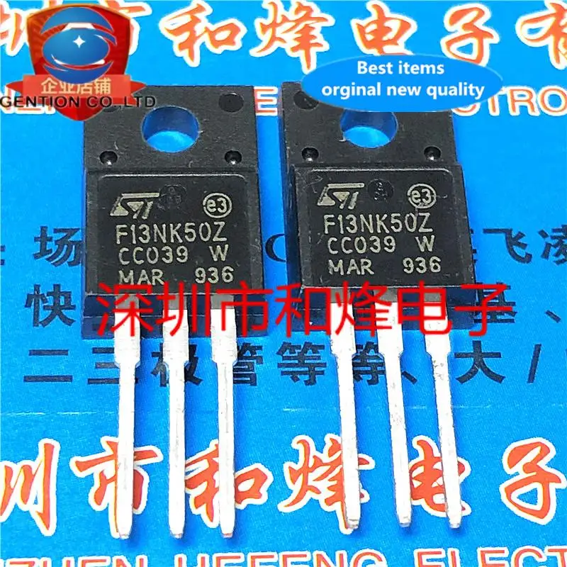 

10pcs 100% orginal new F13NK50Z STF13NK50Z TO-220F 500V 11A