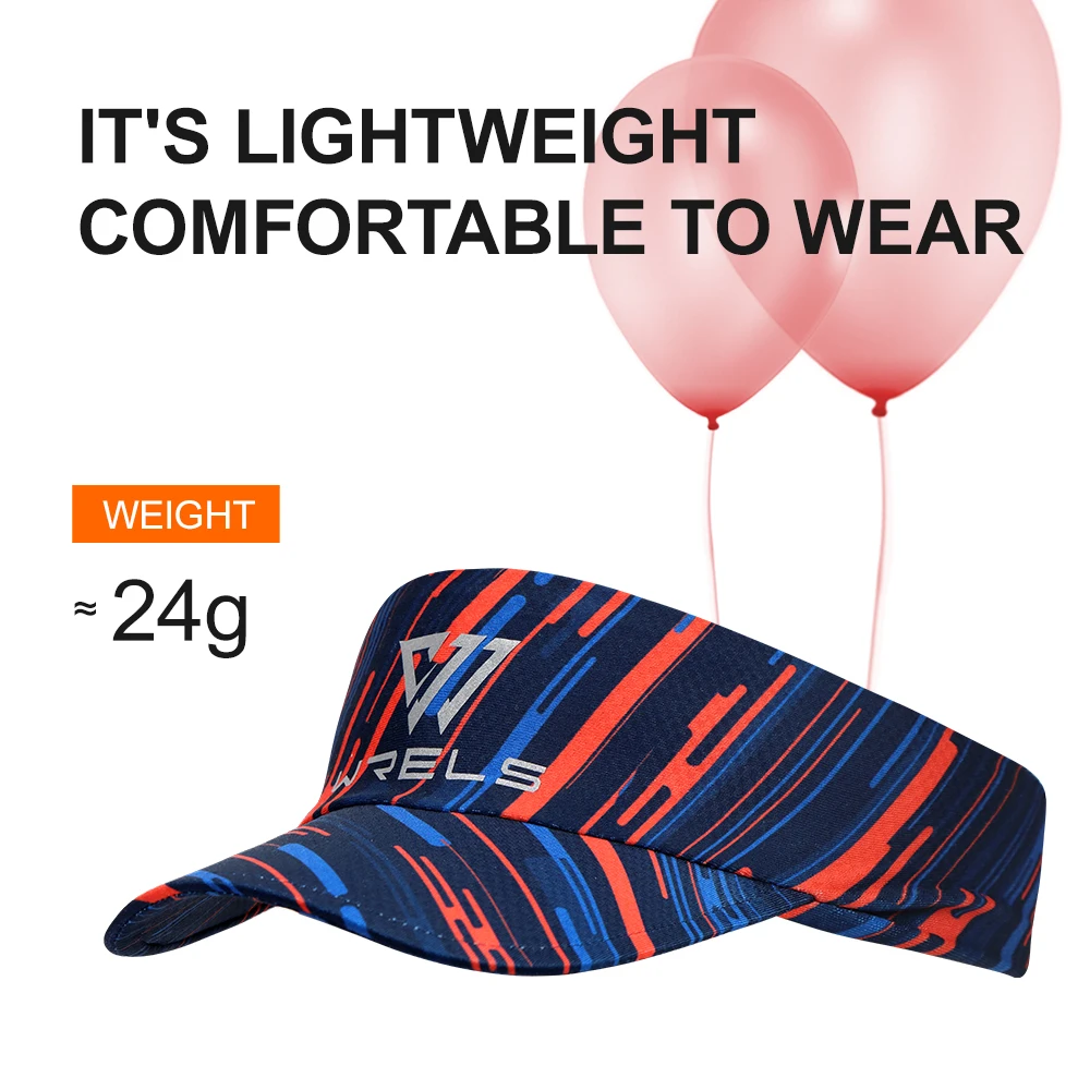 WRELS Sports Empty Top Hat Marathon Running Cross-Country Quick-Dry Sun Hat Sweat-Absorbing Sunscreen Hat for Men and Women 3