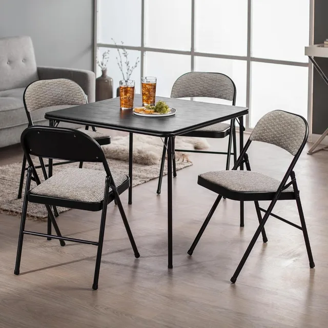 Dining Furniture Metal Folding Chairs Walmart Ktaxon 10-Pack Iron