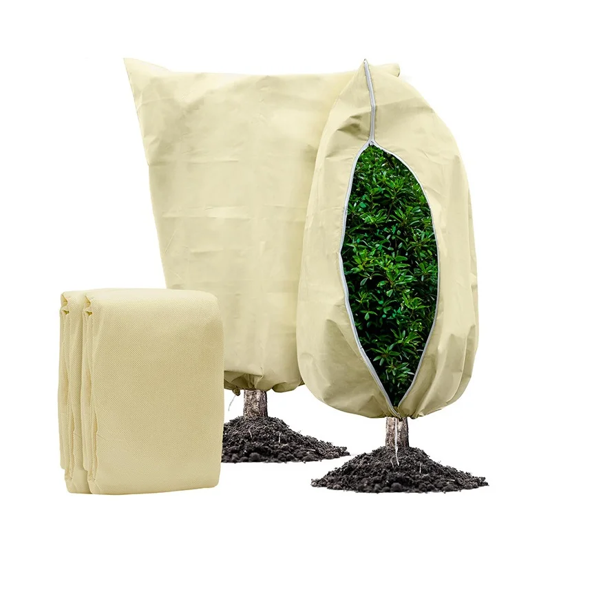 Ecumavin Plant Covers Freeze Protection Winter Plant Cover Cold Weather Tree Frost Cloth Warm Blankets Shrub Covers for Outdoor