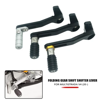 Leva del pedale del cambio pieghevole regolabile adatta per Ducati Multistrada V4 V4S Sport 2021 2022 Accessori moto