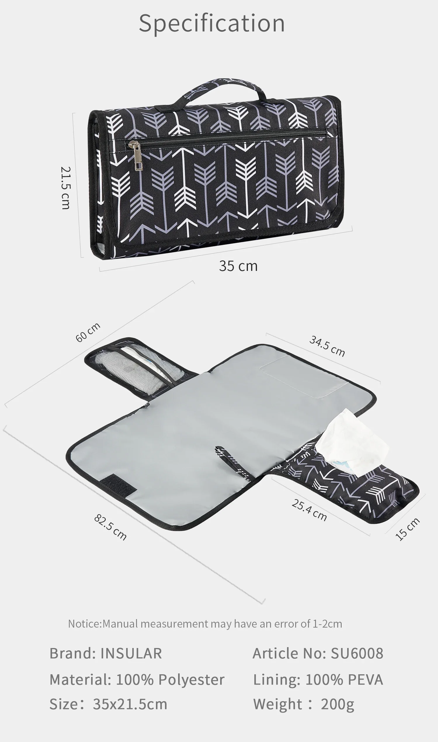 matelas à langer nomade imperméable
