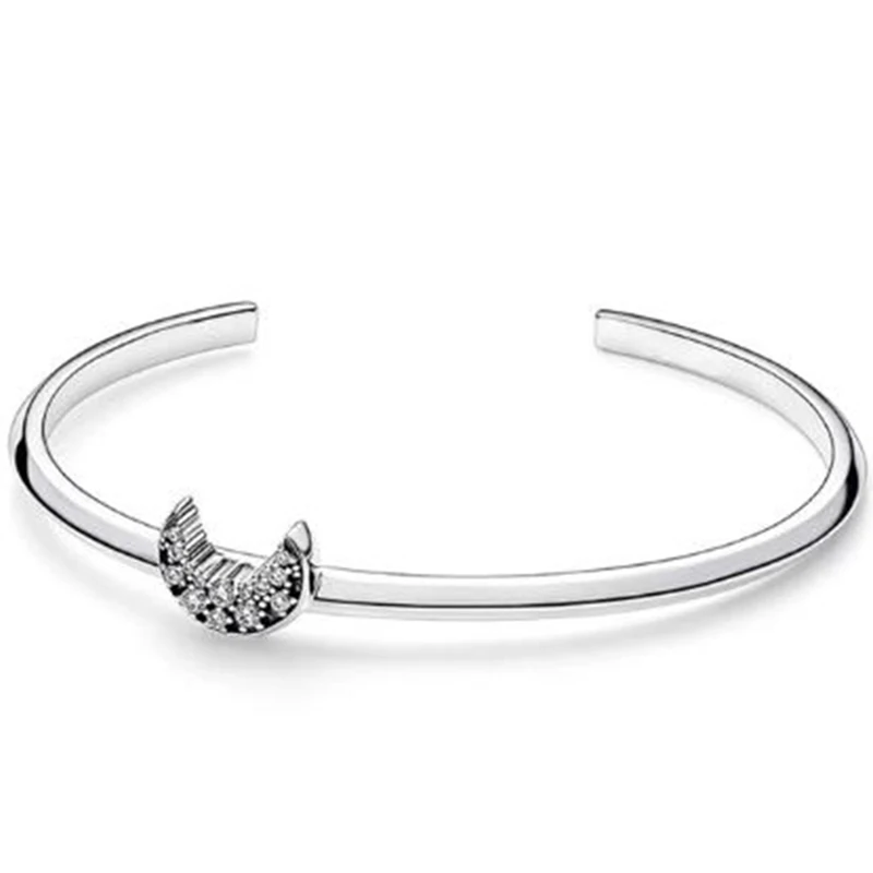 2023 NEW fit Original pan Bracelet for Women Real 100% 925 Sterling Silver Snake Chain Bangle Charms DIY high quality Jewelry