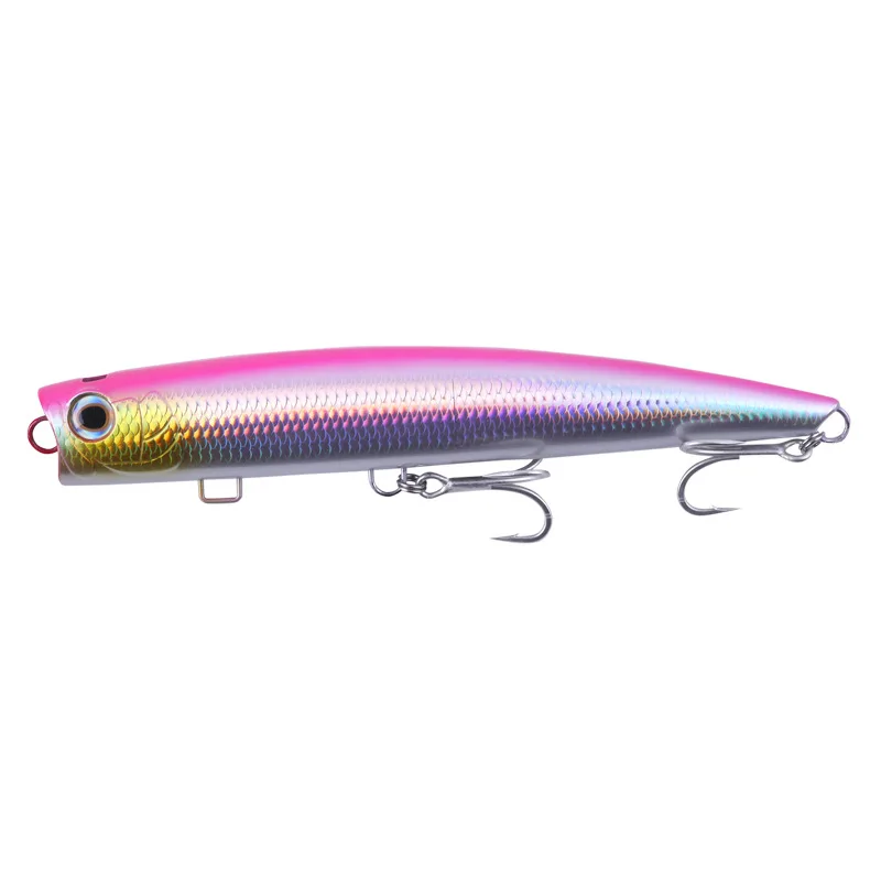Testar Fishing Lure 180mm 66g 220mm 96g Big Game Popper Bait Artificial Topwater Stickbait Hard Bait for Pike Bass Pesca