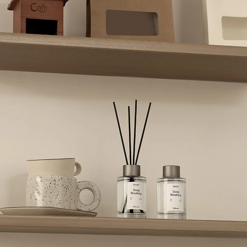 

100ML No Fire Aromatherapy Essential Oil Set Home Decoration Fragrance Diffuser Silver Mountain Spring White Tea