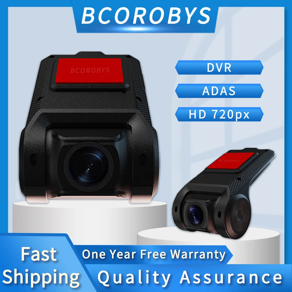 Dash Cam ADAS Auto DVR ADAS Dashcam DVR Video HD 720P USB TF Card 16G ...