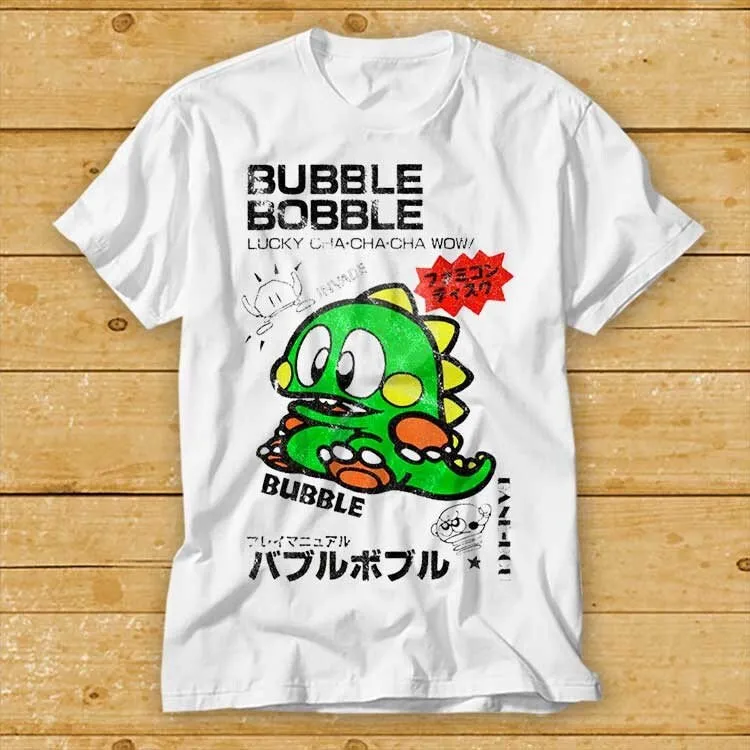 Bubble Bobble T-Shirt Commodore Amiga C64 Gaming Gamer Nerd