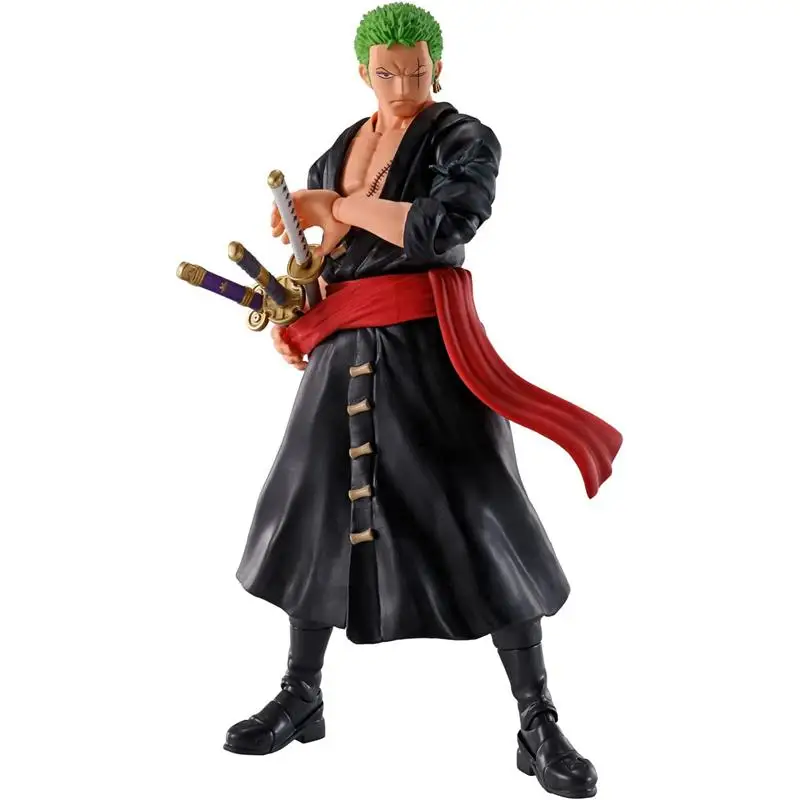 

Bandai Original S.H.Figuarts SHF ONE PIECE Roronoa Zoro Monkey D. LuffyAnime Action Figure Finished Model Kit Toy Gift for Kids