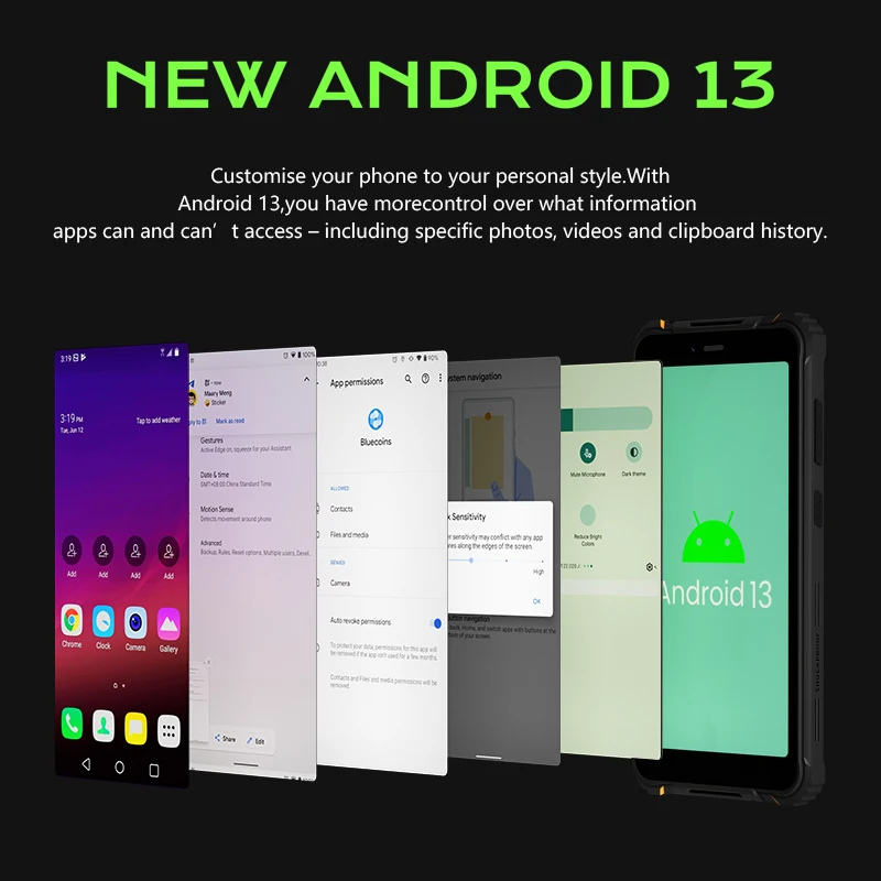 HOTWAV T5 Max 4G Rugged Phone, Android 13 OS, MTK6761, 6.0 "Screen, 4GB, 64GB, 6050mAh, Massive Battery, World Premiere, 2023 6