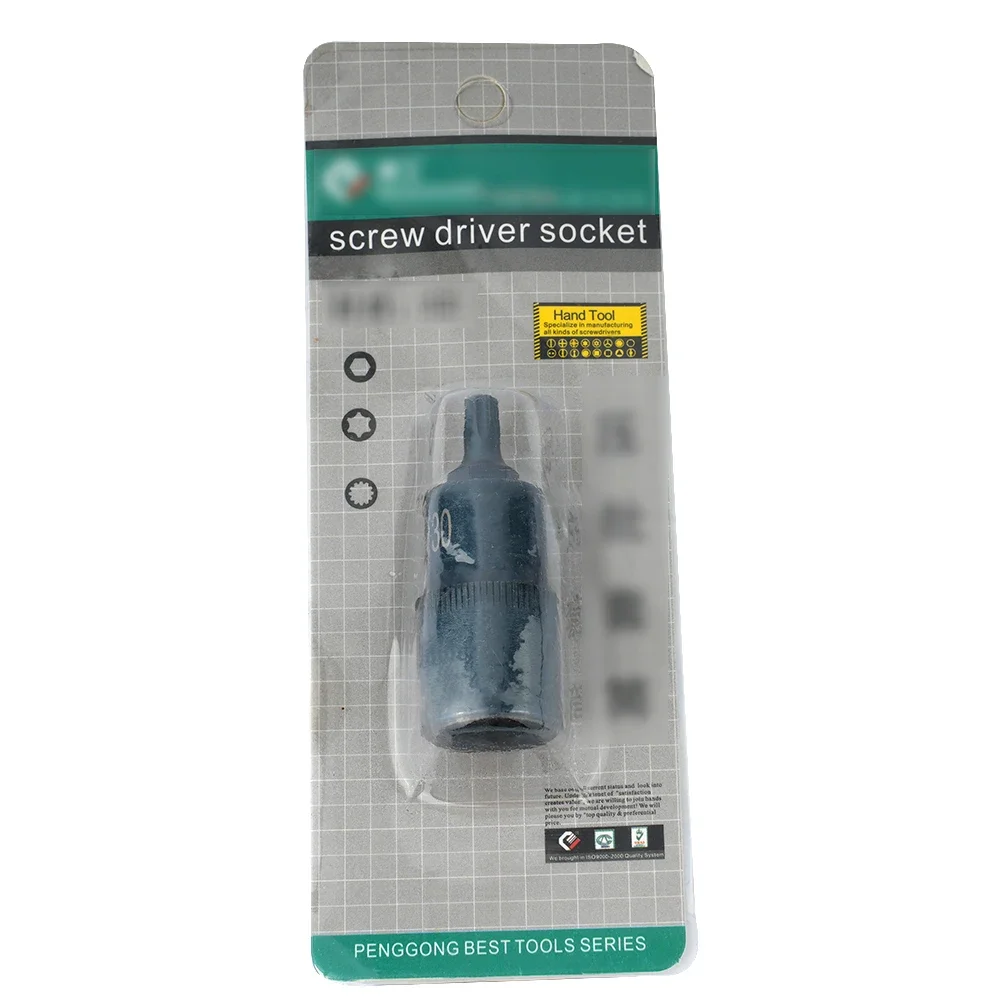1Pc Torx Screwdriver Bit 1/2inch Socket Bits Adapter T30/40/45/50/55/60/70 Adapter Hand Tools For Ratchet Wrenches