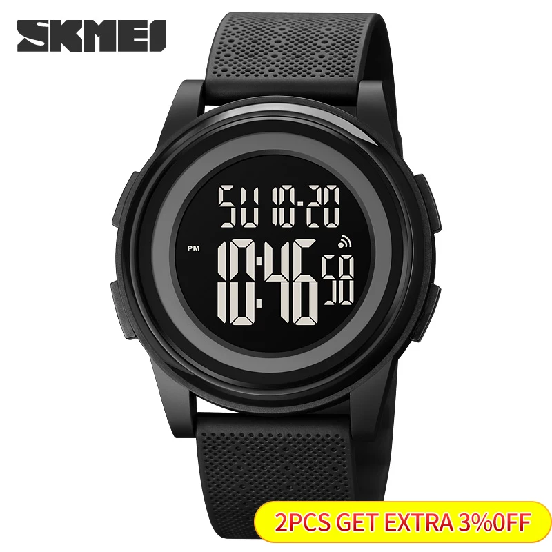 SKMEI Casual Countdown Sport Watches Men LED Light Chrono Alarm Clock 5Bar  Waterproof Digital Wristwatch relogio masculino 1895 - AliExpress