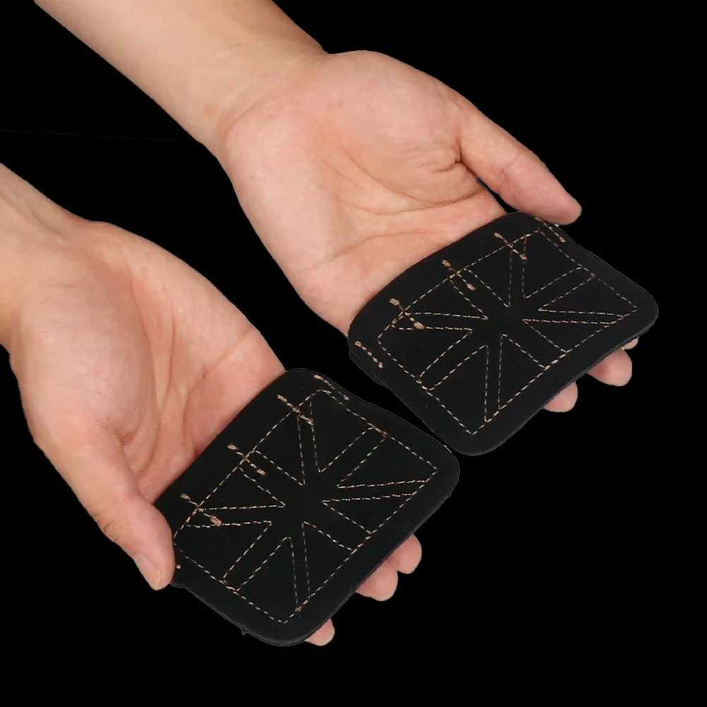 Cowhide Leather Weight Lifting Gloves Anti-Slip Palm Pad Half Finger Training Gym Glove Fitness Sports Accessories Protection