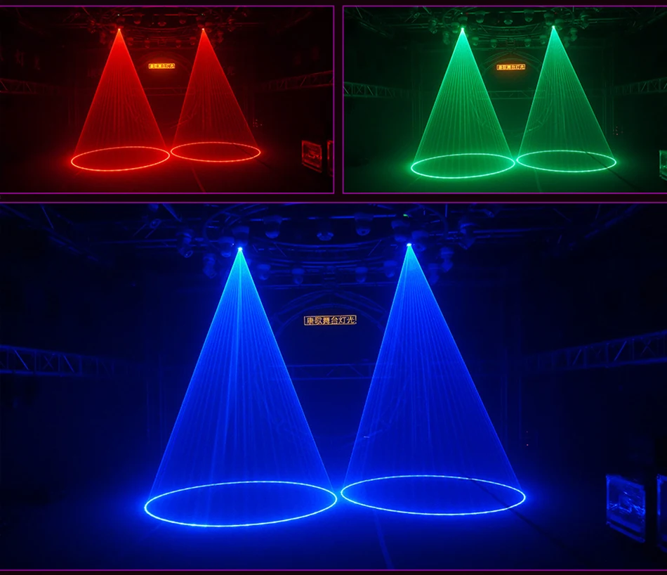 New Stage Laser Light 5W RGB Animation Laser Lights 3D DJ ILDA Laser for Night C