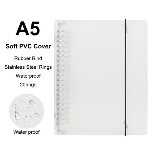 A4/B5/A5 Loose Leaf Refill Binder Notebook Blank/Line/Grid/Cornell Replacable Metal Ring Office&School Supplies Stationery - Image 13
