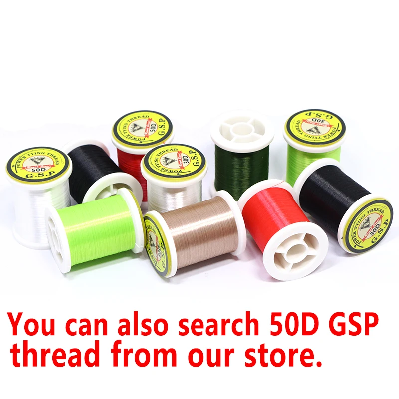 Royal Sissi Superior 30D fly tying GSP thread Gel Spun Polyethylene high tensile fly thread even for 24#26# fly fishing hooks 6
