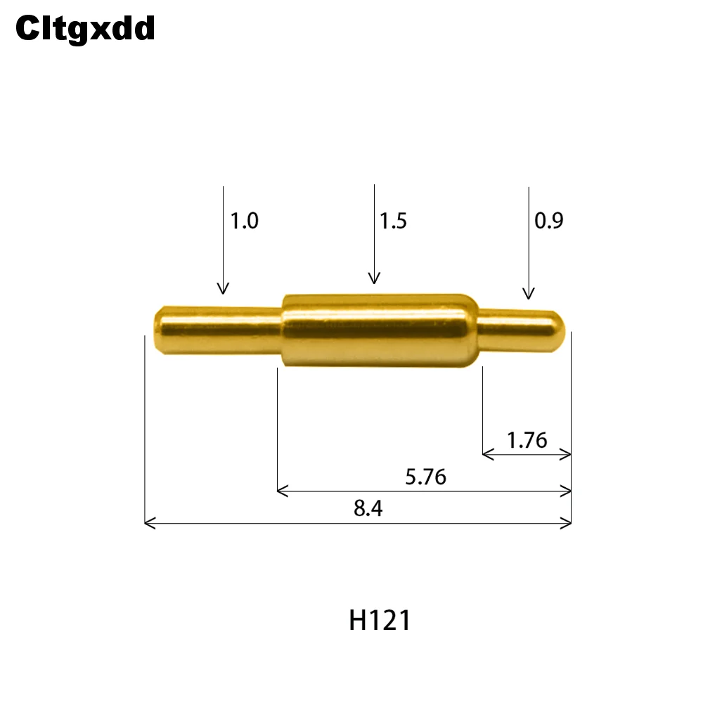 5PCS H120-H140 Frühling Pogo Pin PogoPin Stecker Durchmesser 3,0 1,5 4,0 1,8 2,0/7,7 8,4 10,5 25,5 12,4 3,2 5,5 7,2 3,5 7,6 7,0 – Detail 2
