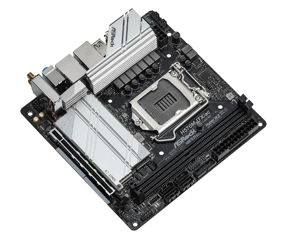 ASROCK H570M-ITX/AC Mini-ITX Motherboard Intel H570 LGA1200 DDR4
