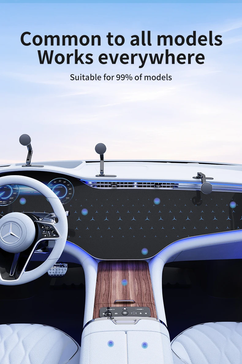 Universeller Magnetischer Handyhalter für Fahrzeuge 360° Drehbar ° Drehbare, verstellbare Handyhalterung mit langem Arm für iPhone und Samsung – Detail 17