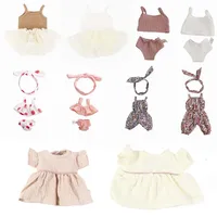 Vêtements de poupée pour poupées de 13 pouces 33CM, jouets pour bébés, accessoires de poupée, robe gilet, vêtements pour poupées américaines Reborn de 13 pouces 1