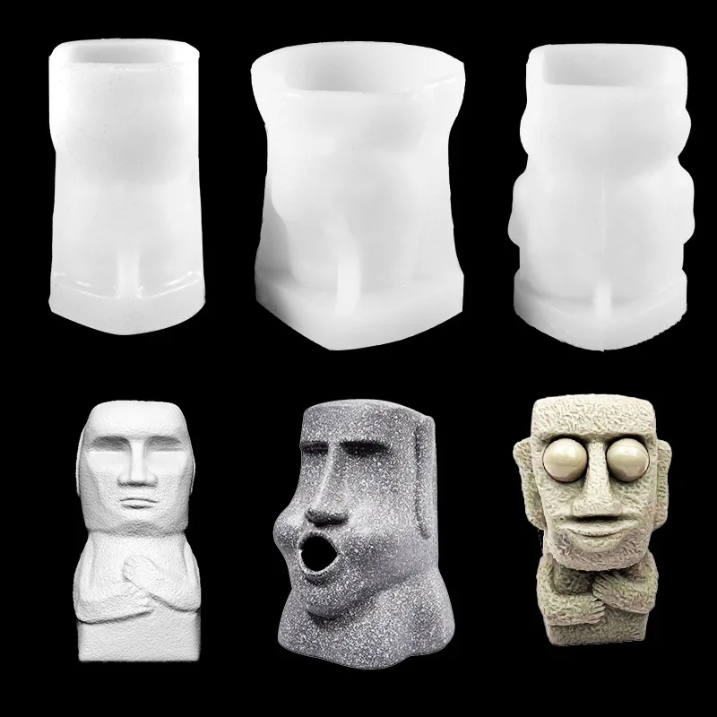 Out of print new product!! Moai Emoji Scented Candle - Shop