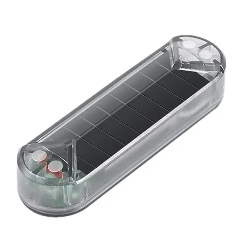 Luci a LED antifurto per auto ad energia solare per veicoli Luce di sicurezza per avvertimento flash Forniture per veicoli - Image 5
