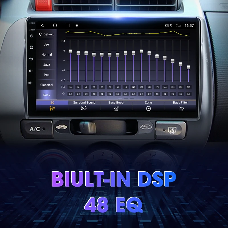 JMCQ 2din Android 12 Car stereo Radio Multimedia Video