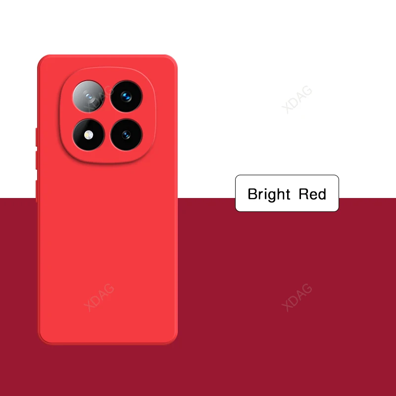 Premium Liquid Silicone Phone Case - Soft Gel Original Square Protective Back Cover