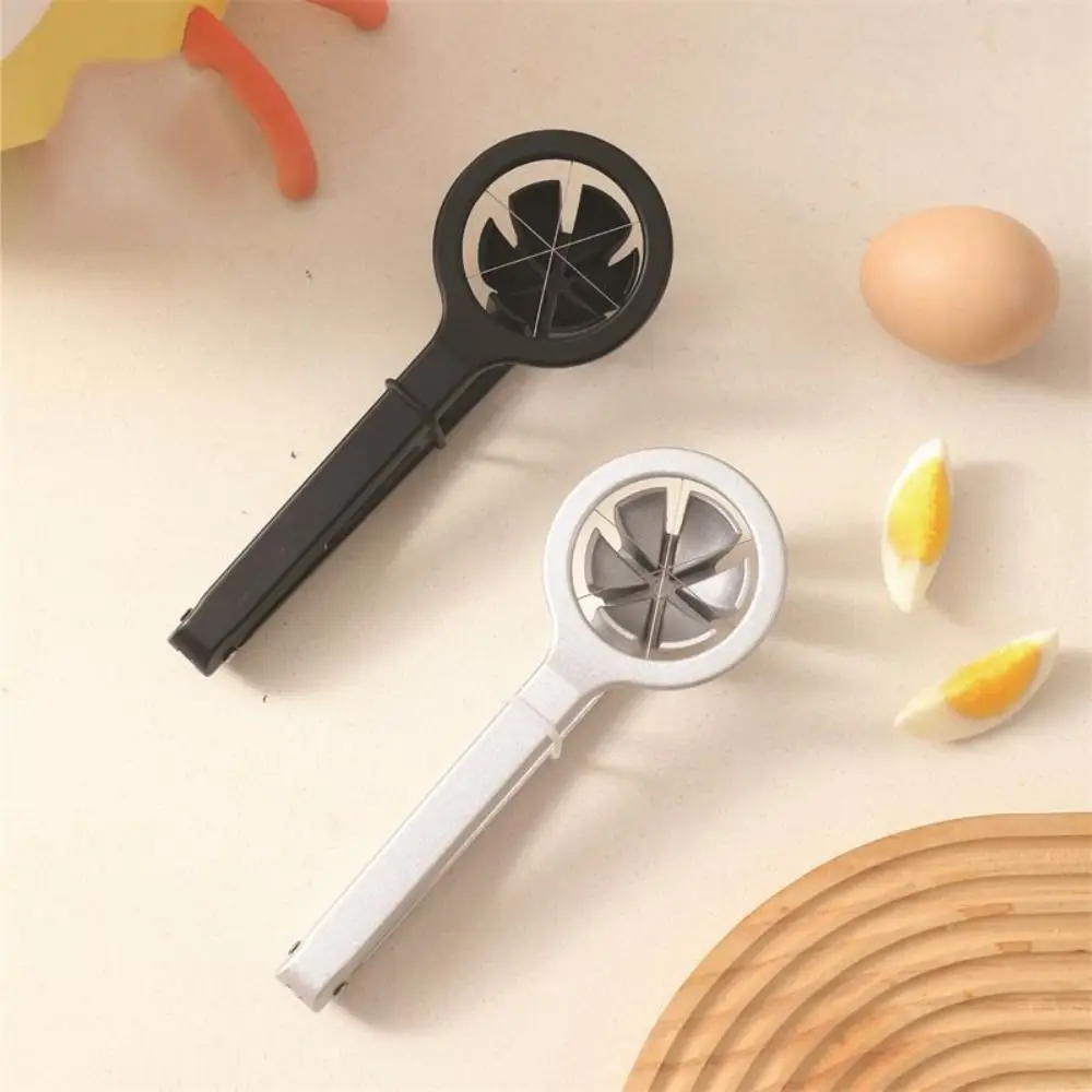 Aluminum Alloy Manual Egg Cutter Portable Multi-functional Preserved Egg Splitter Section Divider Non-slip Food Splitter Fruit egg cutter