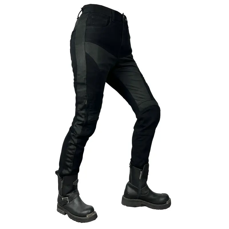 새로운 모토크로스 바지 여성용 모토 야외 라이딩 청바지 보호 장비가 포함된 오토바이 바지 낙상 방지 카수아