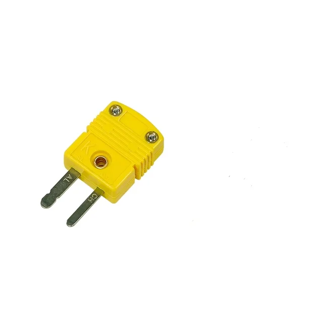 Connettori Termocoppia Tipo K - Set Maschio E Femmina Per Montaggio A Pannello, Gialli - Foto 5