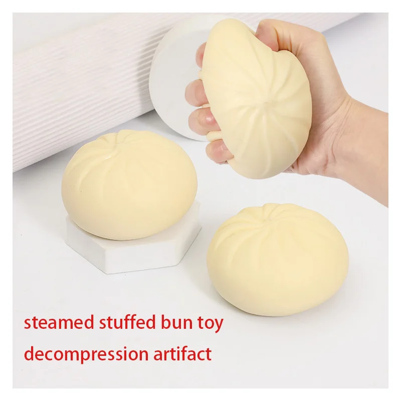 

Soft Squeeze Pinch Simulation Steamer Big Steamed Bun Super Decompression Relax Anti Stress Fidget Vent Toy Adults Children Gift