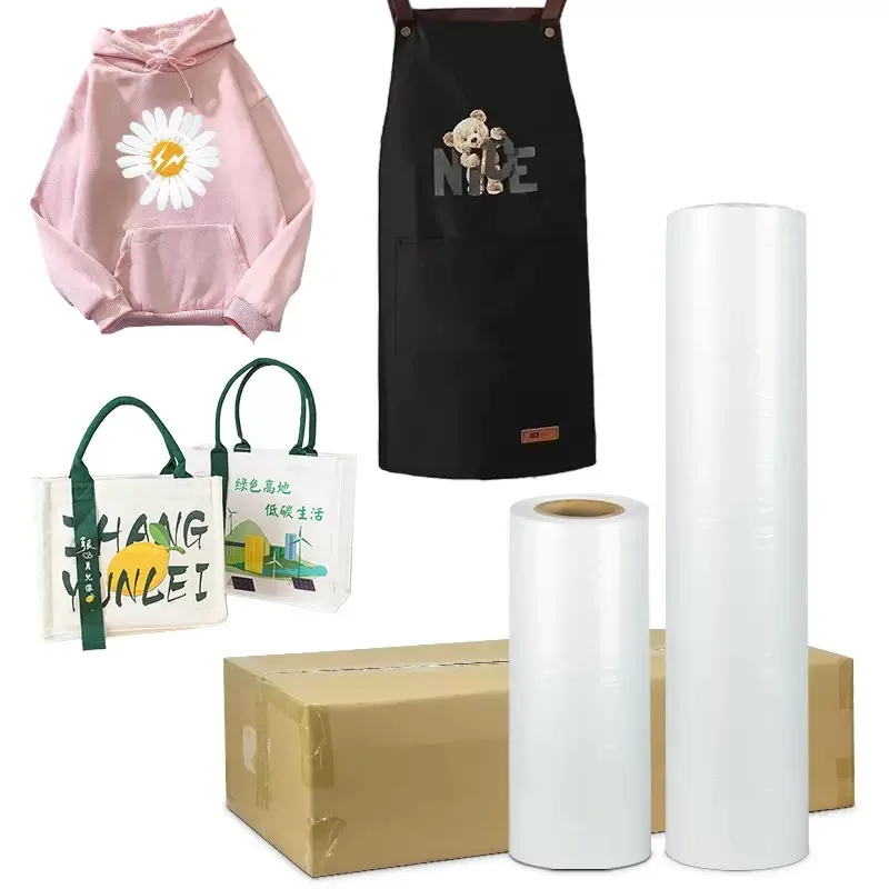 60cm*100m DTF 필름 80um 두께 DTF 프린팅 PET 필름 (산업용 i3200, 4720, i1600 헤드용)