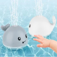 Baby Shower Simulation Plastic Whale Shape Fully Automatic Sensing Led Light Bulb Creative Water Spray Children's Birthday Gift 1