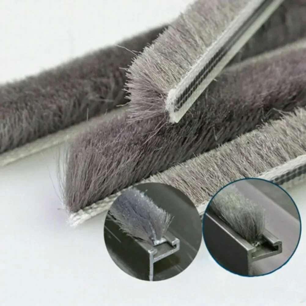 Window Door Seal Strip Hardware Home Improvement Seal Strip Weather Strip Window Windproof Draught Excluder Brush Pile Sliding Door