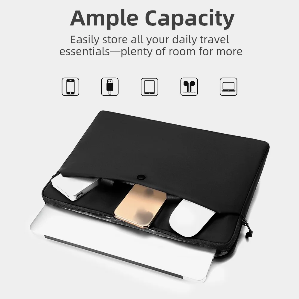 Compact and Stylish Laptop Handbag with Protective Cover
