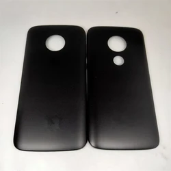 Motorola Moto E5 Play Back Battery Cover - Rear Panel Door Housing Replacement (E5 Play Go Black)