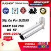Motorcycle Exhaust Escape For Suzuki GSXR 600 750 K6 K7 2006-2007 Exhaust Muffler Silencer Middle Link Pipe