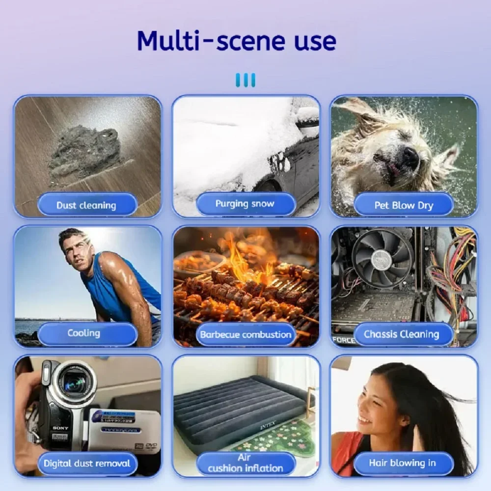 X11 프로 맥스 강력 터보 제트 블로워 990000RPM 75m/s 초강력 바람 10000mAh 브러시리스 휴대용 충전식