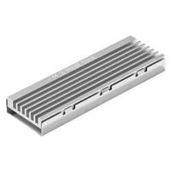 Aluminum Heat Sink with Silicone Thermal Pad (Silver)